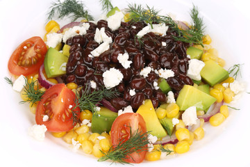 Sticker - Red beans salad with feta cheese.