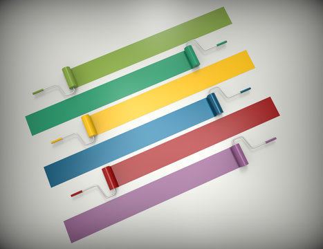 Modern  infographics options banner.