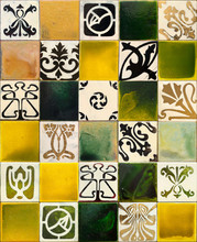 Wall Of Handmade Tiles