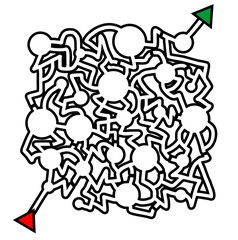 Sticker - Original maze