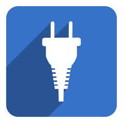 Aufkleber - plug flat icon
