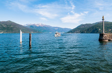 View Of Lake Maggiore From Luino, Italy