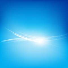 Poster - abstract blue background 003