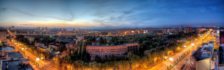 Night urban landscape