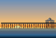 Pier With Sunset