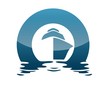 global boat logo wind sea travel cruise sailboat beach