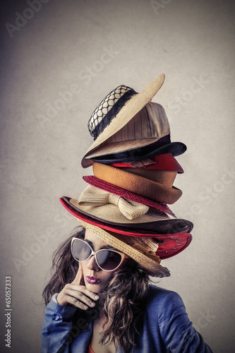 hats Slika na platnu