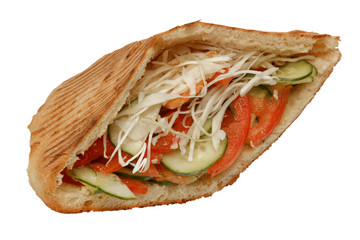 Vegetarian doner kebap sandwitch