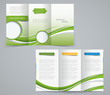 © Ramcreative - Three fold brochure template, corporate flyer or cover design in