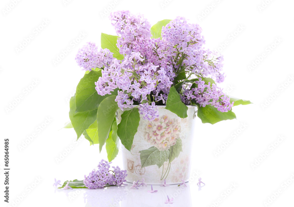 Obraz na płótnie Lilac bouquet w salonie
