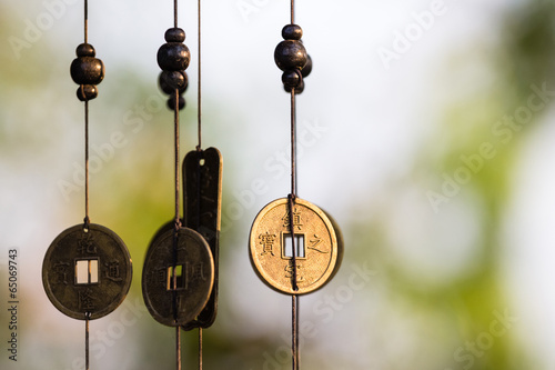 Fotografiet  Chinese coins chime