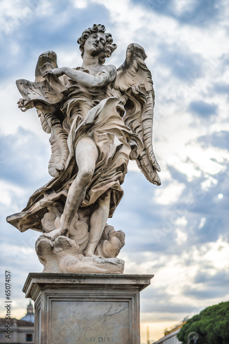 Photographie  Roma statua di angelo