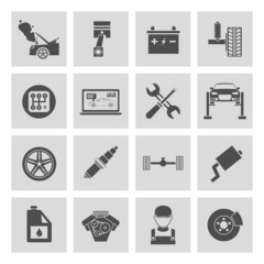 Poster - Auto Service Icons