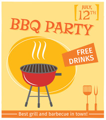 Poster - Bbq grill poster