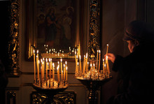 Candles, Monastery, Church