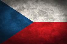 .Czech Grunge Flag