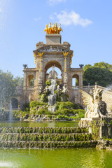 Wall Mural - ciutadella park in barcelona