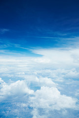 Fotobehang - 雲の上の空