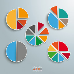 Wall Mural - Circle Diagram Set