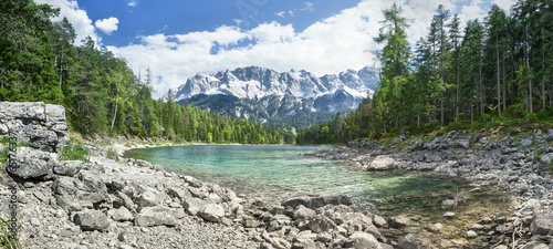 Naklejka na szafę Eibsee Zugspitze