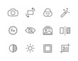 © davooda.com - Outline Image Editing Icons