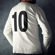 © Bits and Splits - Man wearing sport shirt with number ten