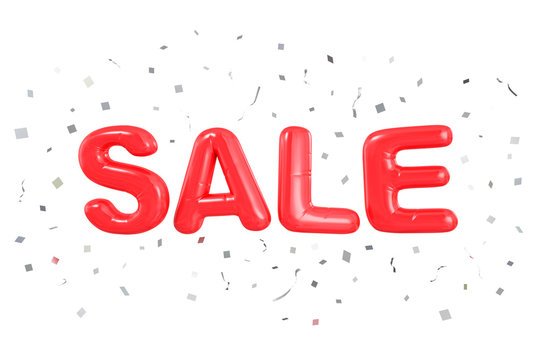 Letter Forming the Word Sale