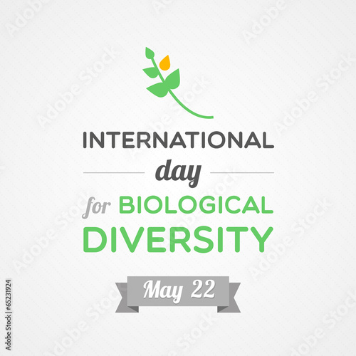 Poster International Day For Biological Diversity