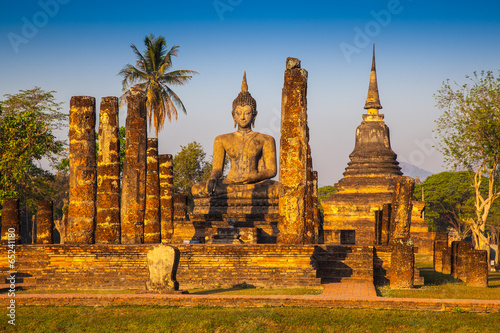 Cuadros en Lienzo Sukhothai ruin old city country Thailand