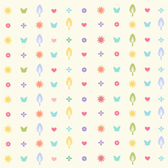 Wall Mural - Seamless floral pattern, wallpaper