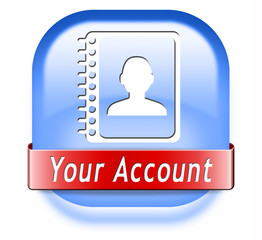 Wall Mural - your account