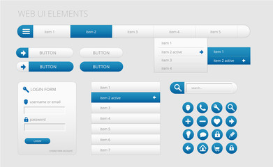 modern web ui elements