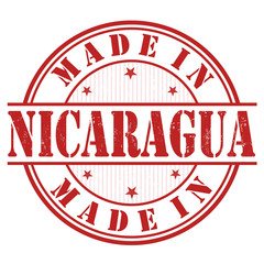 Wall Mural - Made in Nicaragua stamp