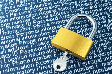 Aufkleber - Concept image of internet security.