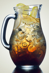 Wall Mural - Jug of ice tea