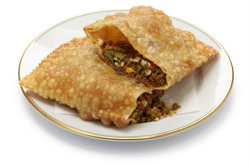 homemade pastel, brazilian snack