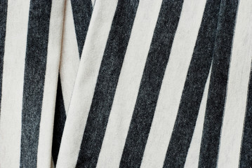 Folding gray striped cotton.