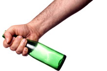 Holding A Green Bottle
