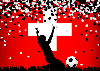 Sticker - Fußball - Schweiz