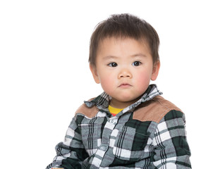 Asia baby boy portrait