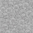 Targets seamless pattern in black and white