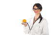 © fotocerva - Attractive nutritionist doctor with fruit
