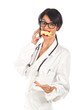 © fotocerva - Attractive nutritionist doctor with fruit