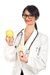 © fotocerva - Attractive nutritionist doctor with fruit