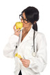 © fotocerva - Attractive nutritionist doctor with fruit