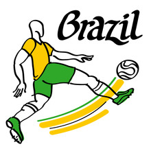 Brazil 2014 Football Player
