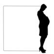 © majivecka - Vector silhouette of a woman.