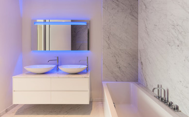 Interior, modern bathroom