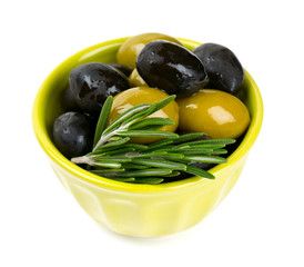 Wall Mural - black and green olives