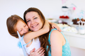 Poster - Mother and her birthday daughter party